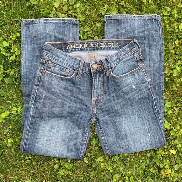 American Eagle Outfitters Other - American Eagle Original Bootcut Medium wash Distressed 26/28
